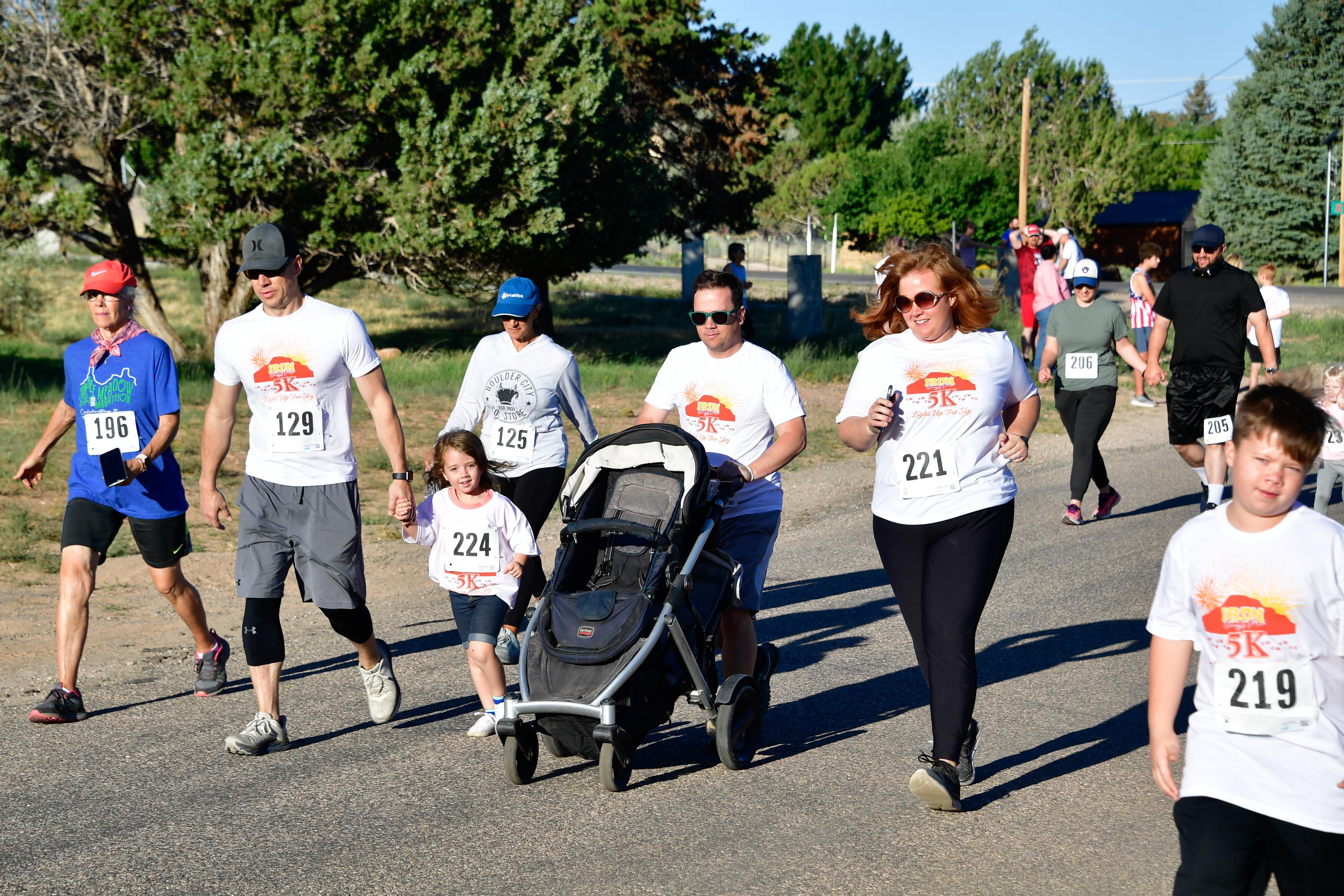 A family during the race