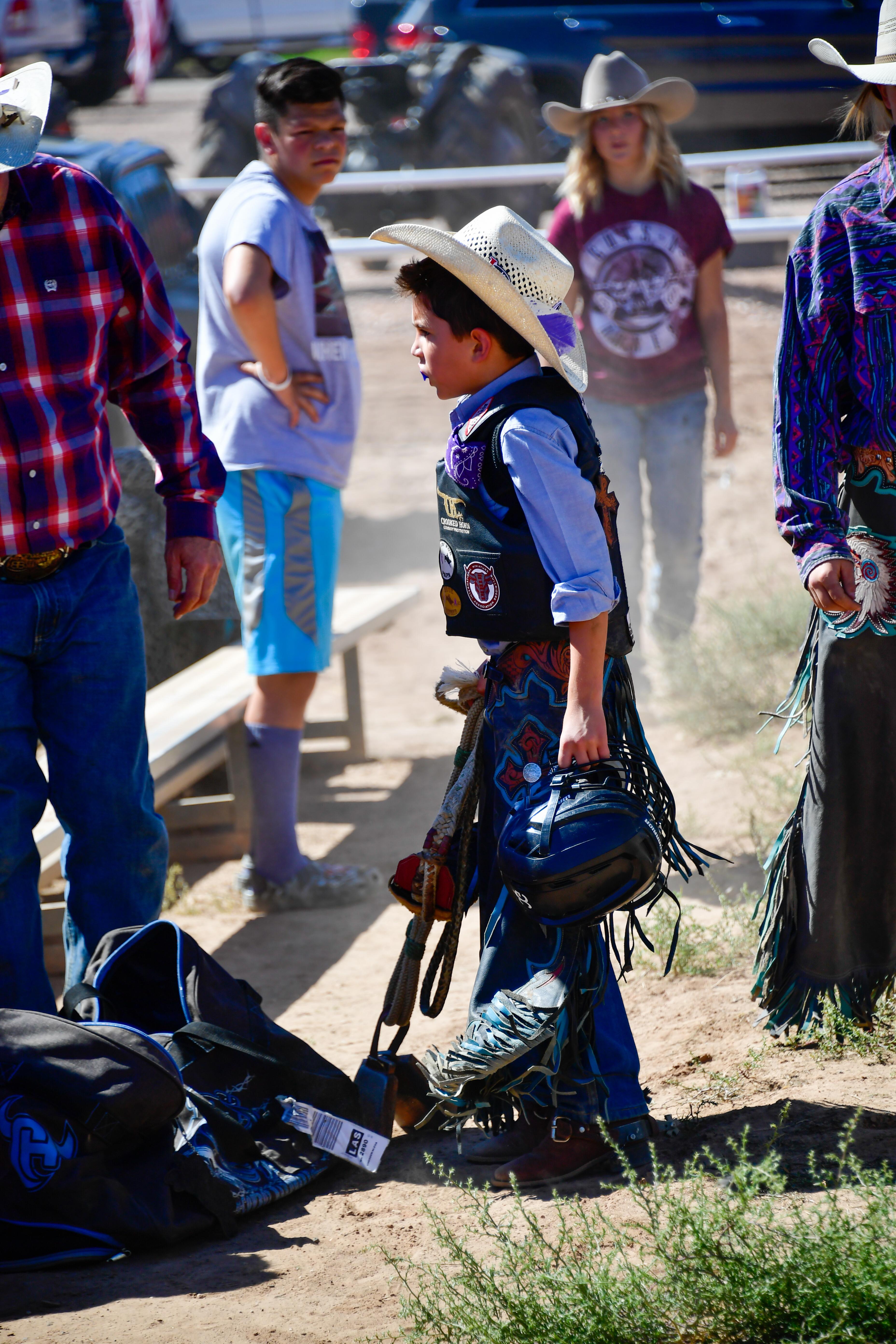 Action shot from the Little Buckaroo Rodeo