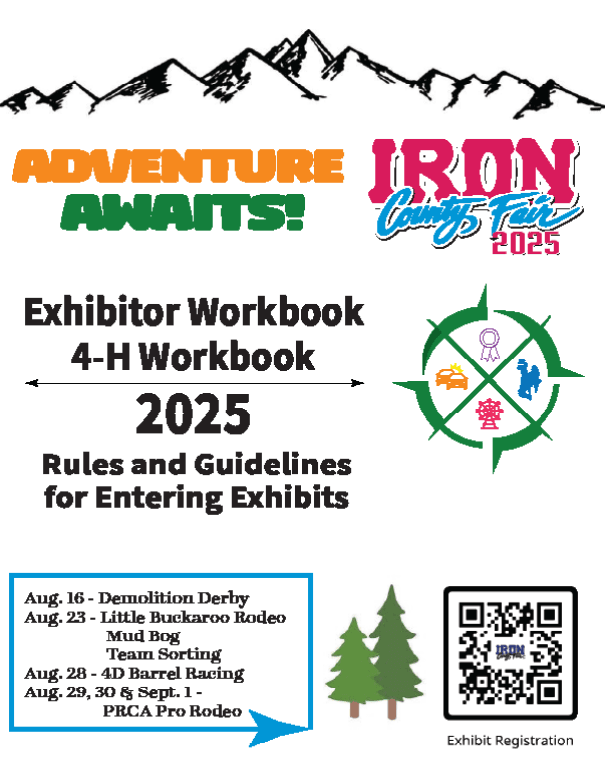 Iron County Fair exhibits book cover