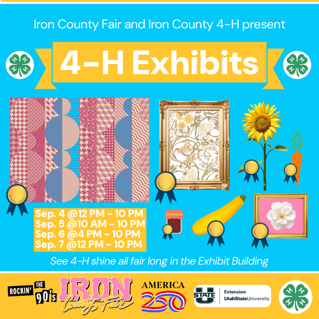 4-H Exhibits flyer