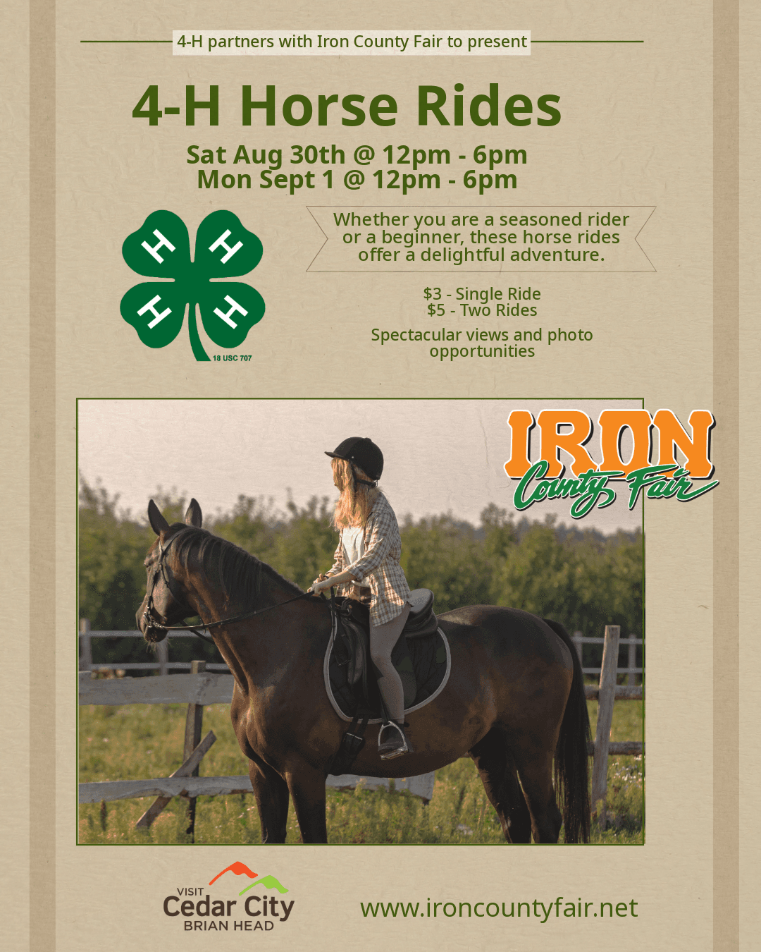 Horse Ride Flyer - Click to download