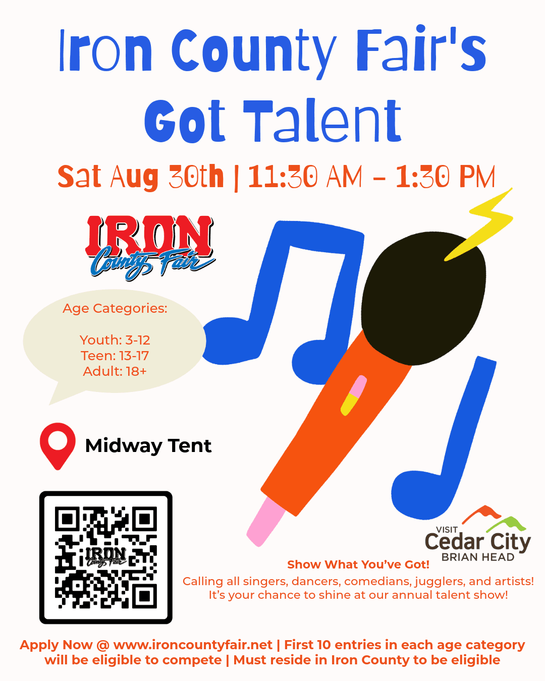 talent show Flyer - Click to download