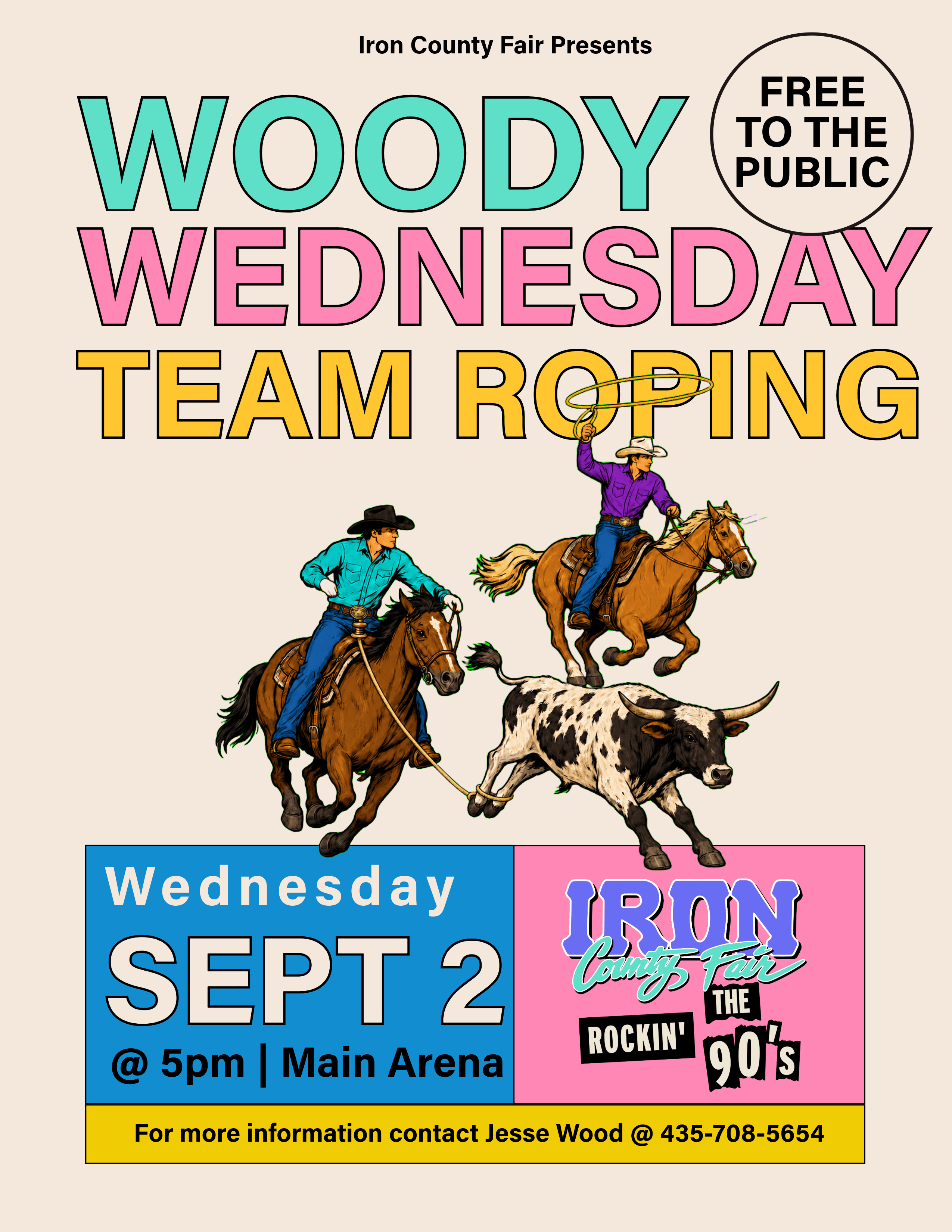 Team Roping Flyer